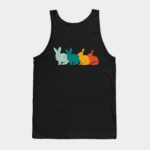 Retro Bunny Rabbit Tank Top by shirtsyoulike